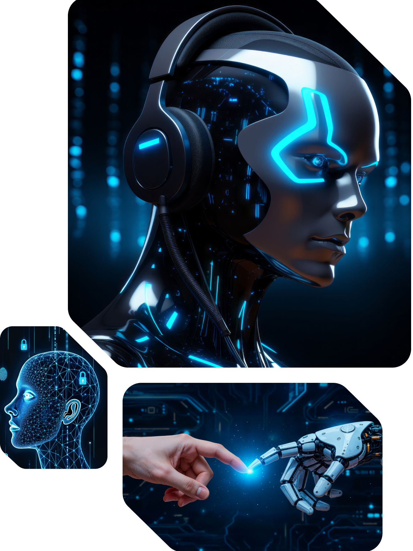 Robot hand illustration